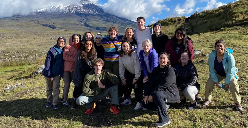 Students enjoying the opportunity to travel and learn through Normandale's academic travel abroad program.